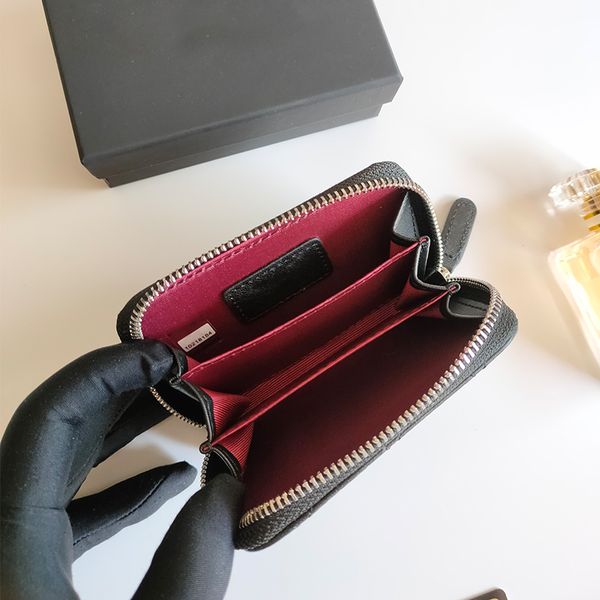 zipper wallet women designer wallets caviar leather purse fashion sheepskin leather card holder luxury key pouch silver gold coin bag with b, Red;black
zipper wallet women designer wallets caviar leather purse fashion sheepskin leather card holder luxury key pouch silver gold coin bag with b, Red;black