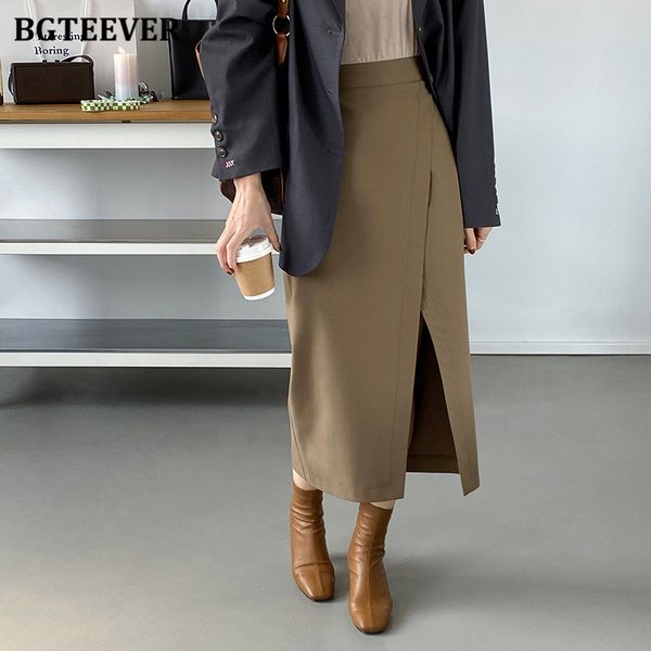 elegant irregular split midi women skirts 2021 autumn winter stylish high waist solid straight women skirt, Black
elegant irregular split midi women skirts 2021 autumn winter stylish high waist solid straight women skirt, Black