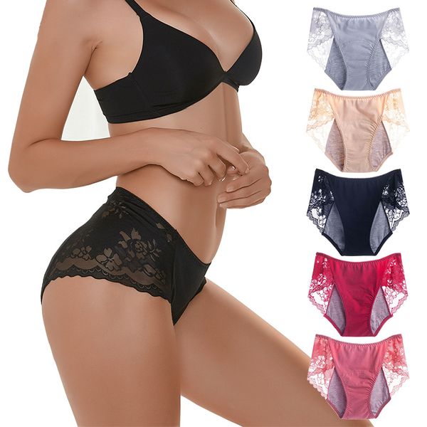 undergarments 10pcs/set cotton underwear women's panties comfort underpants floral lace briefs for woman low-rise pantys intimates, White
undergarments 10pcs/set cotton underwear women's panties comfort underpants floral lace briefs for woman low-rise pantys intimates, White