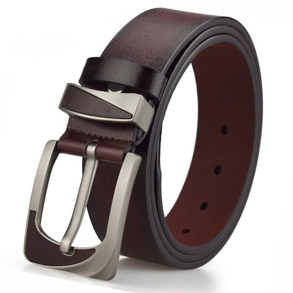 belts men's leather classic belt alloy pin buckle matching jeans business color dark brown, Black;brown
belts men's leather classic belt alloy pin buckle matching jeans business color dark brown, Black;brown