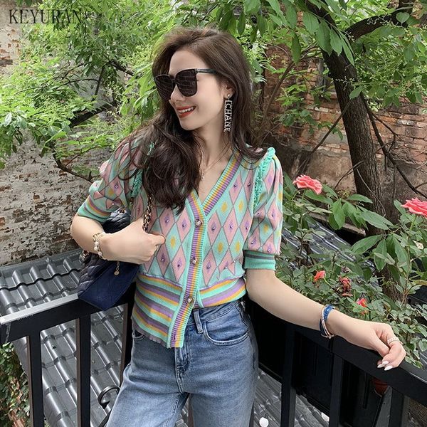 diamonds argyle knitted cardigan sweater women spring summer v-neck single breasted ruffles knitwear vintage elegant jumpers, White;black
diamonds argyle knitted cardigan sweater women spring summer v-neck single breasted ruffles knitwear vintage elegant jumpers, White;black