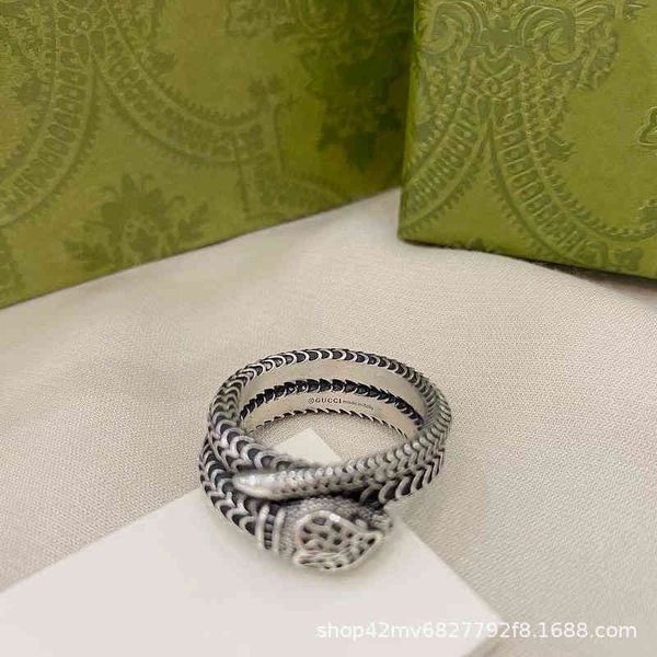 2023 designer new fashion jewelry ancient snake used three-dimensional winding lovers valentine's day ring, Silver
2023 designer new fashion jewelry ancient snake used three-dimensional winding lovers valentine's day ring, Silver