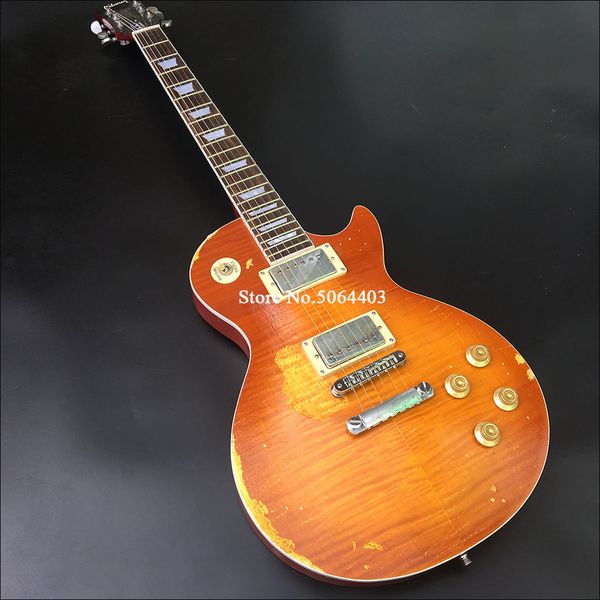 factory direct retro old electric guitar 6-string guitar hand carved old rose wood fingerboard peach core body postage
factory direct retro old electric guitar 6-string guitar hand carved old rose wood fingerboard peach core body postage
