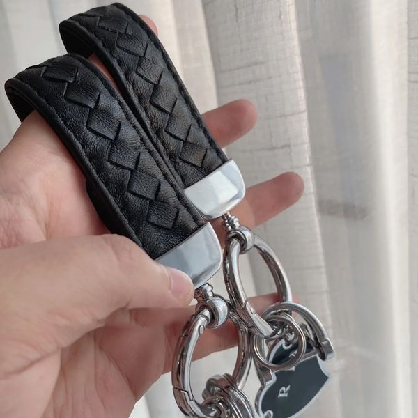 trendy keychain non fading triangle high-end leather keychains buckle car pendant key nice, Silver
trendy keychain non fading triangle high-end leather keychains buckle car pendant key nice, Silver