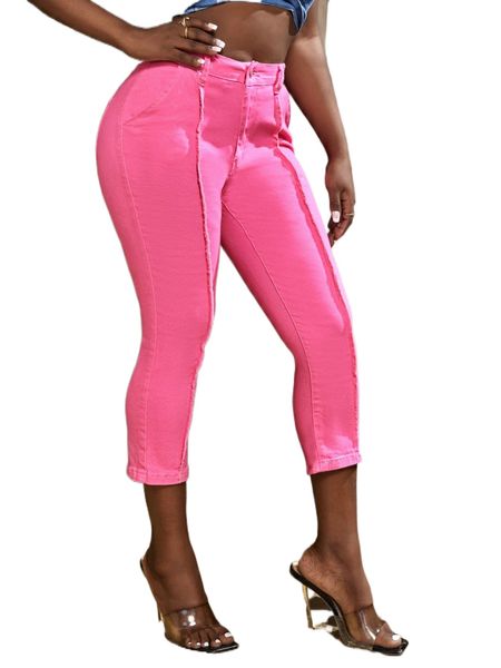 sxy raw trim skinny jeans 47xe#, Blue