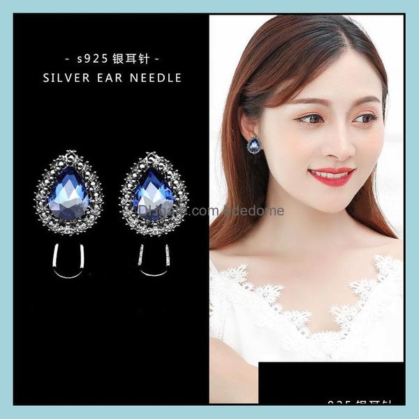 stud earrings jewelry s1094 fashion s925 sier needle blue diamond rhinstone water droplets drop d d9k, Golden;silver
stud earrings jewelry s1094 fashion s925 sier needle blue diamond rhinstone water droplets drop d d9k, Golden;silver