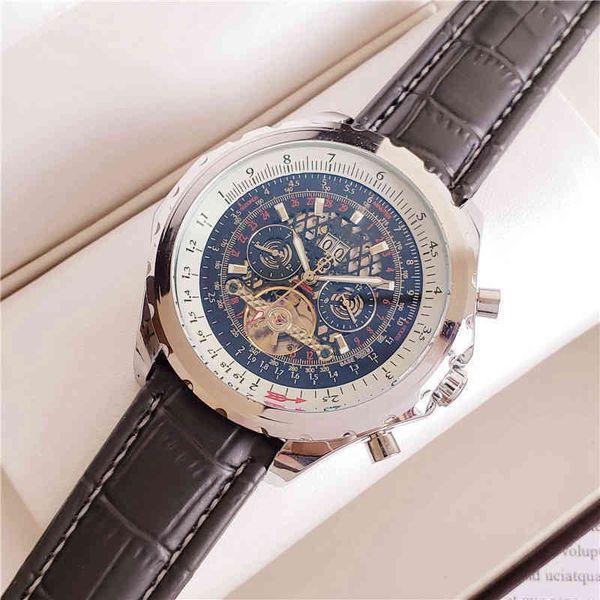 luxury watches for men mechanics wristwatch large flywheel 5-pin full-function mechanical centennial belt watch breitlins designer watch, Slivery;brown
luxury watches for men mechanics wristwatch large flywheel 5-pin full-function mechanical centennial belt watch breitlins designer watch, Slivery;brown