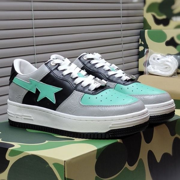 designer shoes men women bapesta sneakers new color sta luxury outdoor low help casual shoes, Black
designer shoes men women bapesta sneakers new color sta luxury outdoor low help casual shoes, Black