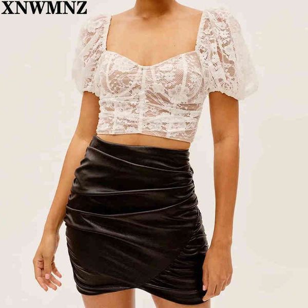 xnwmnz stretch lace corset embroidered ladies blouse see through underwire blouses puff sleeves crop square collar 210513, White
xnwmnz stretch lace corset embroidered ladies blouse see through underwire blouses puff sleeves crop square collar 210513, White