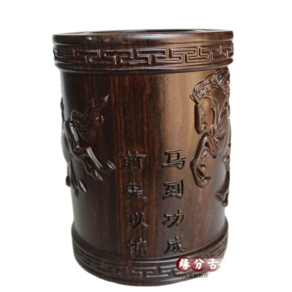chinese handmade wood carving solid wood red acid branch horse to successful penholder, Silver
chinese handmade wood carving solid wood red acid branch horse to successful penholder, Silver