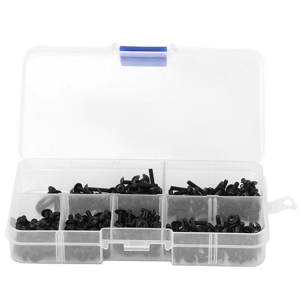 300pcs m2.5 black round head cross with washer carbon steel screw bolt assortment set
300pcs m2.5 black round head cross with washer carbon steel screw bolt assortment set
