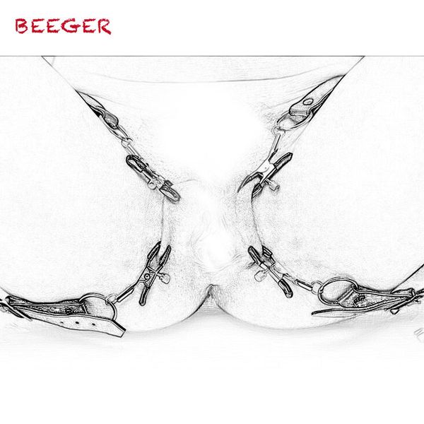 beeger spread labia spreader straps with clamps, toy for couple.
beeger spread labia spreader straps with clamps, toy for couple.