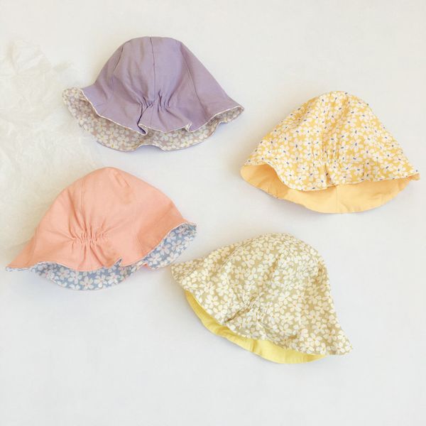 summer kids hat korean flower double-sided shrinking children's fisherman hat 220611, Yellow
summer kids hat korean flower double-sided shrinking children's fisherman hat 220611, Yellow
