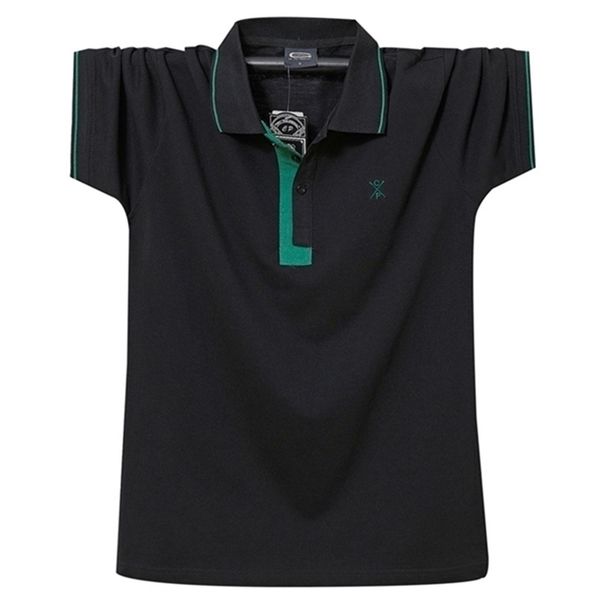 summer short-sleeved polo shirt men's large size m-6xl business lapel men's full cotton large size tee 220421, White;black
summer short-sleeved polo shirt men's large size m-6xl business lapel men's full cotton large size tee 220421, White;black