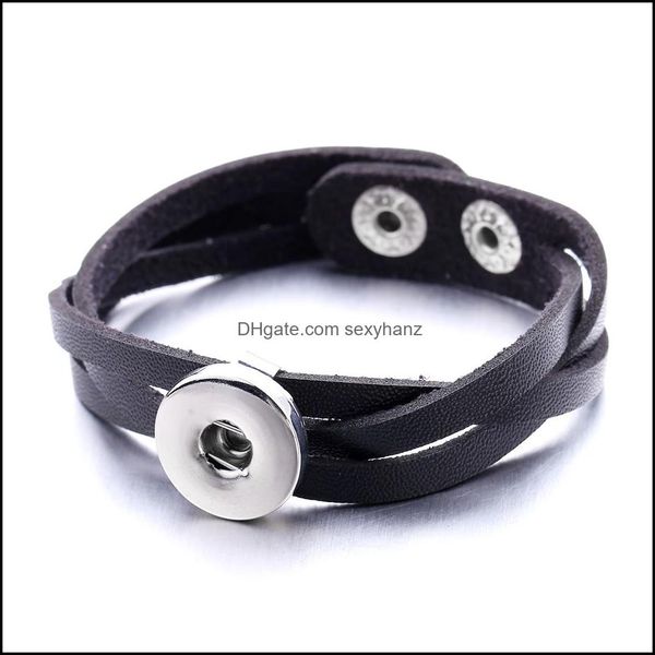 charm bracelets jewelry 18mm snap button bracelet pu leather snaps buttons diy for women men drop delivery 2021 v1bo9, Golden;silver
charm bracelets jewelry 18mm snap button bracelet pu leather snaps buttons diy for women men drop delivery 2021 v1bo9, Golden;silver