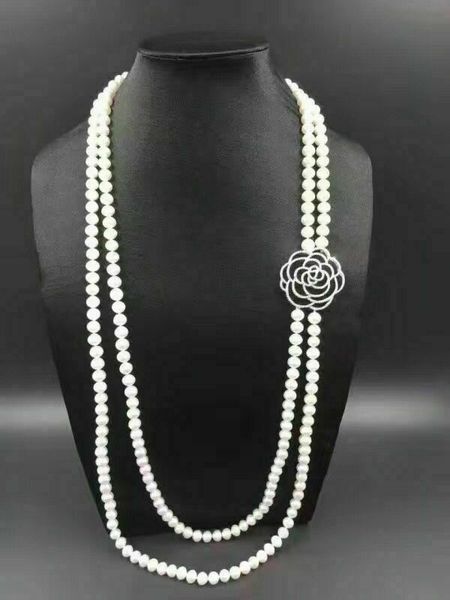 elegant two strands 9-10mm south sea round white pearl necklace 36" 38", Silver
elegant two strands 9-10mm south sea round white pearl necklace 36" 38", Silver