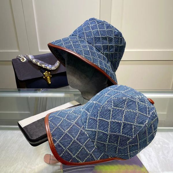 Designer Mens Ball Caps Summer Denim Cap Bucket Hats With Double Letters 4 Seasons Unisex Sports Cap With Tags
Designer Mens Ball Caps Summer Denim Cap Bucket Hats With Double Letters 4 Seasons Unisex Sports Cap With Tags