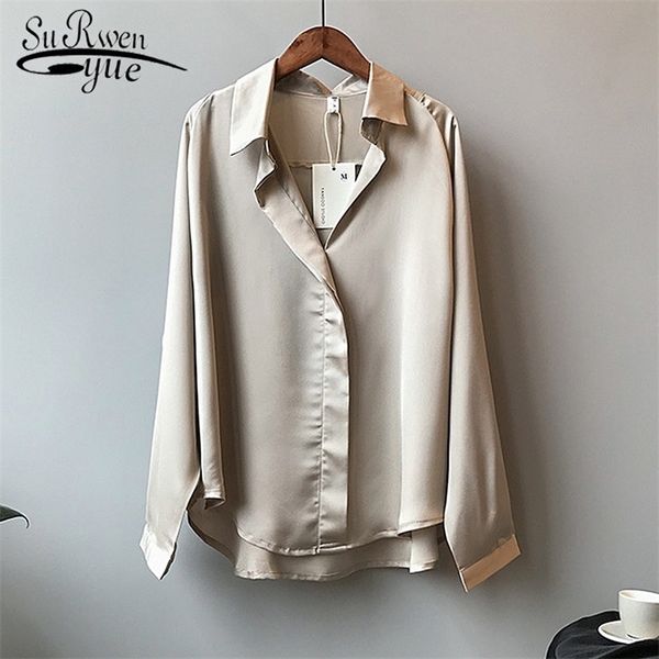 spring autumn korean fashion clothing satin blouse vintage femme v-neck street shirts elegant imitation silk blouse 5273 210308, White
spring autumn korean fashion clothing satin blouse vintage femme v-neck street shirts elegant imitation silk blouse 5273 210308, White