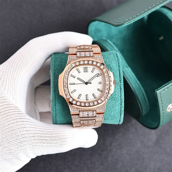 5711 montre de luxe iamond watch men watches 40mm original 324 automatic machine movement babysbreath wristwatches waterproof, Slivery;brown
5711 montre de luxe iamond watch men watches 40mm original 324 automatic machine movement babysbreath wristwatches waterproof, Slivery;brown