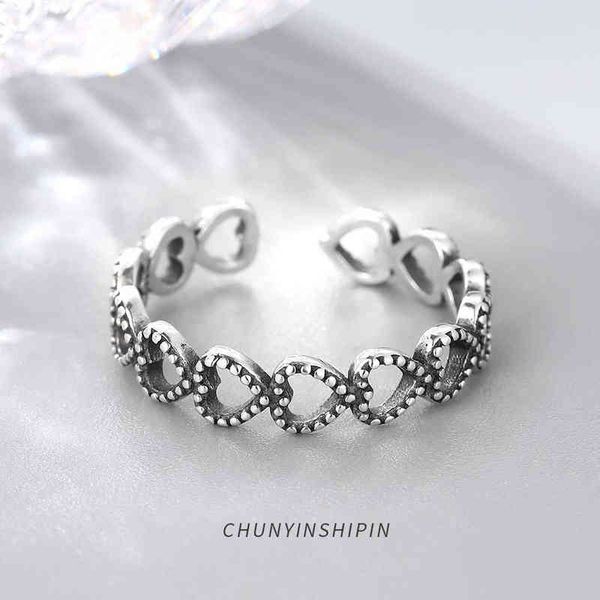 rings personalized designer hollow out love open temperament simple female index finger jewelry, Silver
rings personalized designer hollow out love open temperament simple female index finger jewelry, Silver