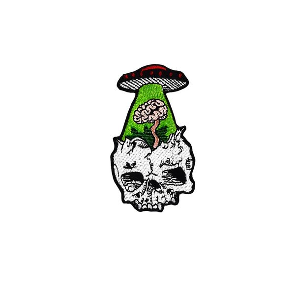 skull brain cartoon airship sewing notions embroidery patches for clothing iron on patch custom t-shirt bag hats diy badge, Black
skull brain cartoon airship sewing notions embroidery patches for clothing iron on patch custom t-shirt bag hats diy badge, Black