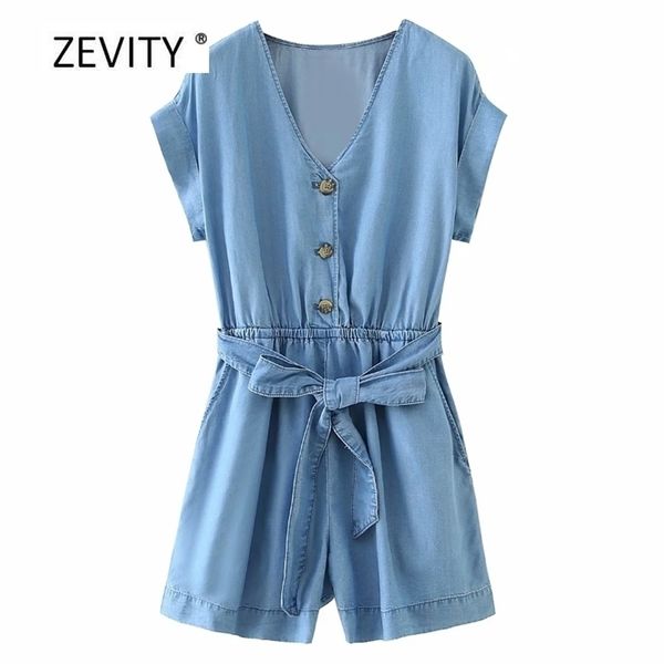 women vintage v neck short sleeve breasted denim playsuits ladies bow tied sashes conjoined shorts chic siamese p852 t200704, Black;white
women vintage v neck short sleeve breasted denim playsuits ladies bow tied sashes conjoined shorts chic siamese p852 t200704, Black;white