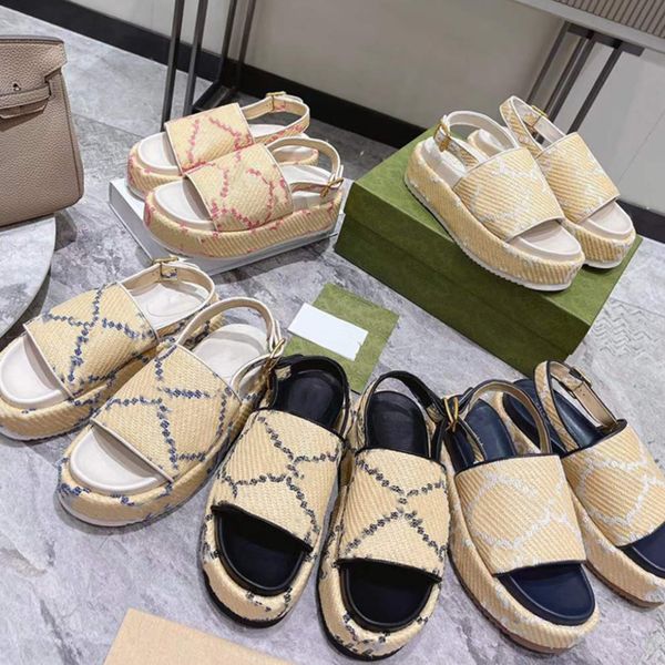 2022 women flat slides mens fashion platform sandals straps affia effect fabric slipper summer casual slippers summer beach shoes with box n, Black
2022 women flat slides mens fashion platform sandals straps affia effect fabric slipper summer casual slippers summer beach shoes with box n, Black