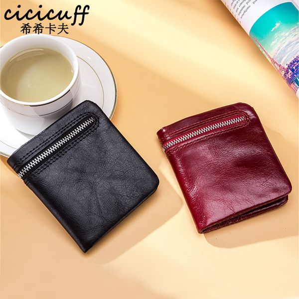 2022 genuine leather men wallets small mini card holder wallet pocket for women retro oil wax leather purse portfel, Red;black
2022 genuine leather men wallets small mini card holder wallet pocket for women retro oil wax leather purse portfel, Red;black