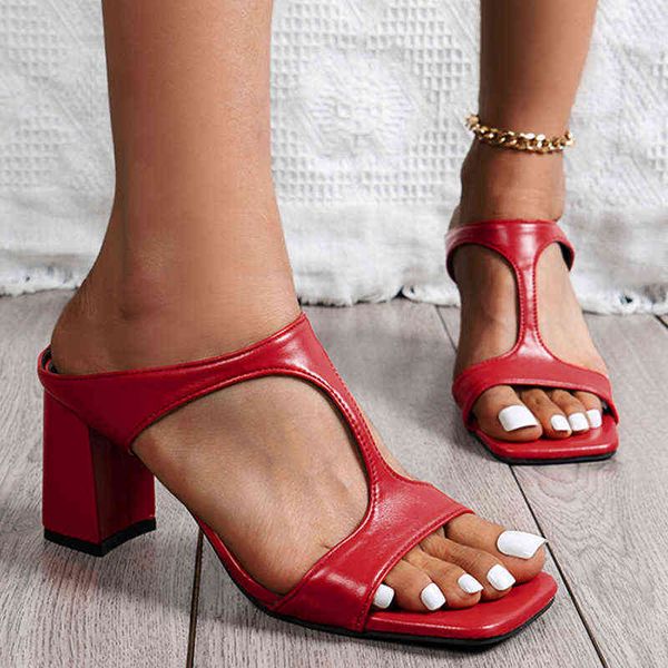sandals hollow square toe slippers women 2022 summer pu leather high heels beach shoes woman thick outdoor slides 220419, Black
sandals hollow square toe slippers women 2022 summer pu leather high heels beach shoes woman thick outdoor slides 220419, Black