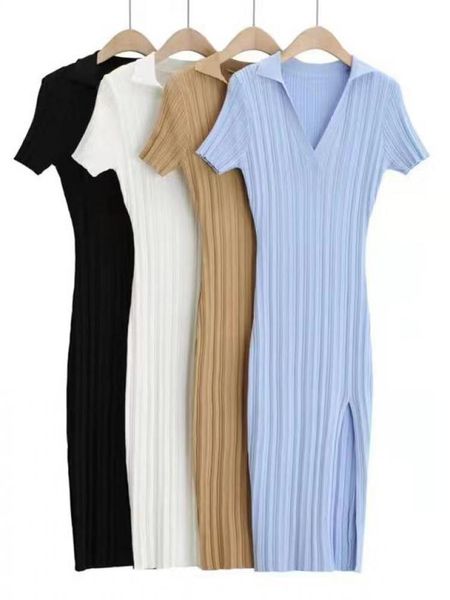 casual dresses korean style fashion knitting dress women's summer neck short sleeve solid midi elegant club party knit dressescasua, Black;gray
casual dresses korean style fashion knitting dress women's summer neck short sleeve solid midi elegant club party knit dressescasua, Black;gray