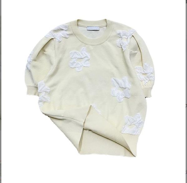 220 l 2022 milan runway spring summer brand same style sweater short sleeve green crew neck striped pullover womens xue, White;black
220 l 2022 milan runway spring summer brand same style sweater short sleeve green crew neck striped pullover womens xue, White;black