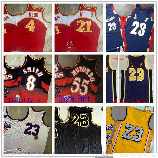 real stitched retro basketball 23 lebron 4 spud james webb jerseys authentic embroidery quality jersey digital print 55 dikembe 8 steve muto, Black;red
real stitched retro basketball 23 lebron 4 spud james webb jerseys authentic embroidery quality jersey digital print 55 dikembe 8 steve muto, Black;red