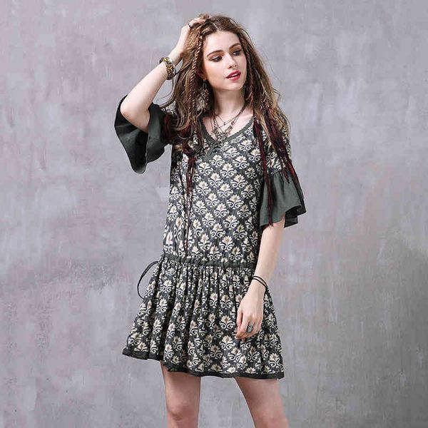 2022 women's summer new cotton linen printed large skirt pleated a82222022 brand fashion design trendy clothing factory direct sales, Black;gray
2022 women's summer new cotton linen printed large skirt pleated a82222022 brand fashion design trendy clothing factory direct sales, Black;gray