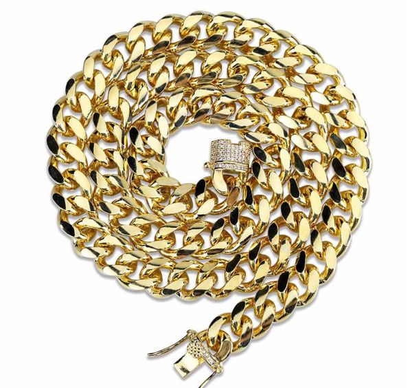 14k gold plated european and american chain hip hop jewelry buckle necklace 10mm miami cuba large 22inch, Black
14k gold plated european and american chain hip hop jewelry buckle necklace 10mm miami cuba large 22inch, Black