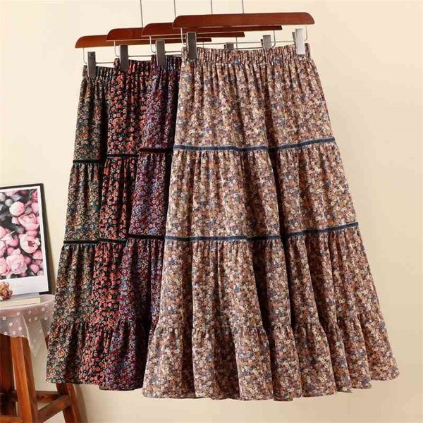 autumn & winter new arrival korean style floral print a-line skirt stitching chiffon skirt velvet skirt 210331, Black
autumn & winter new arrival korean style floral print a-line skirt stitching chiffon skirt velvet skirt 210331, Black