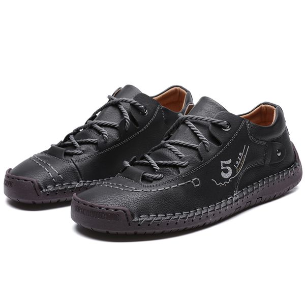 new men casual shoes fashion leather loafers moccasins slip on flats male driving handmade sneakers outdoor sport, Black
new men casual shoes fashion leather loafers moccasins slip on flats male driving handmade sneakers outdoor sport, Black