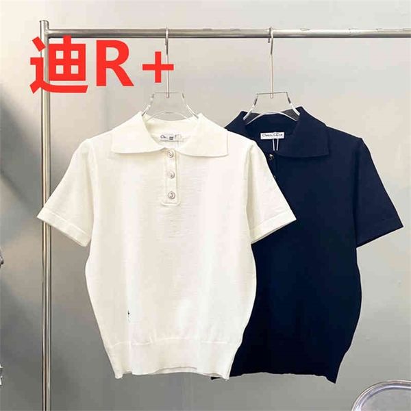 66% off new chaodi r + summer bee embroidered polo shirt cool and breathable short sleeve lapel knitted t-shirt for women, White
66% off new chaodi r + summer bee embroidered polo shirt cool and breathable short sleeve lapel knitted t-shirt for women, White