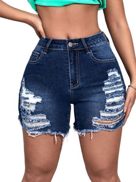 sxy ladder ripped raw hem denim shorts y2ne#, White;black
sxy ladder ripped raw hem denim shorts y2ne#, White;black