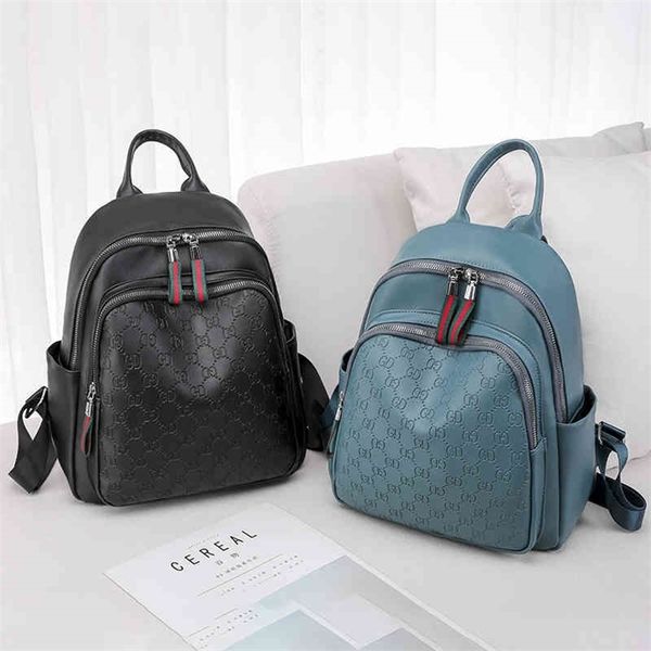 68% off bag new double shoulder women's new leather fashion soft indentation backpack
68% off bag new double shoulder women's new leather fashion soft indentation backpack