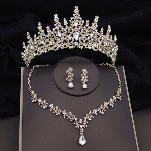 baroque fashion bridal jewelry sets luxury crown earrings choker necklace set women wedding dress tiaras bride jewelry set 220716, Silver
baroque fashion bridal jewelry sets luxury crown earrings choker necklace set women wedding dress tiaras bride jewelry set 220716, Silver