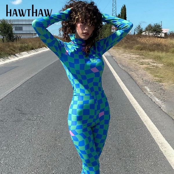 hawthaw women fashion autumn long sleeve plaid printed bodycon jumpsuit overall streetwear 2021 fall clothes wholesale items, Black;white
hawthaw women fashion autumn long sleeve plaid printed bodycon jumpsuit overall streetwear 2021 fall clothes wholesale items, Black;white