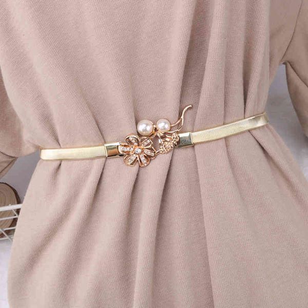 belts decorative waist chain women's fashion flower pearl metal simple versatile thin belt skirt r6cv, Black;brown
belts decorative waist chain women's fashion flower pearl metal simple versatile thin belt skirt r6cv, Black;brown
