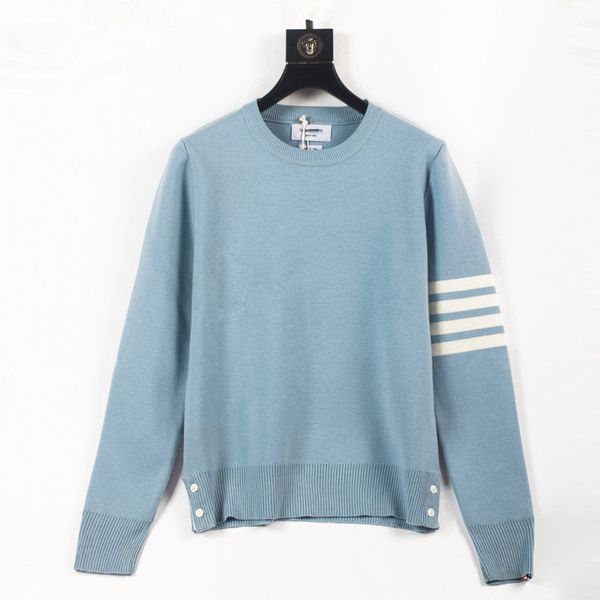 macaron round neck sweater thickened sweater men's and women's four-bar pullover sweater autumn and winter cx220419, White;black
macaron round neck sweater thickened sweater men's and women's four-bar pullover sweater autumn and winter cx220419, White;black