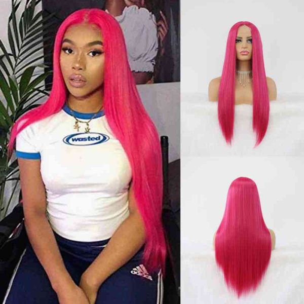 sallywell long straight hair raspberry pink color natural hair line lace wigs for fashion women heat ristant synthetic, Golden;white
sallywell long straight hair raspberry pink color natural hair line lace wigs for fashion women heat ristant synthetic, Golden;white