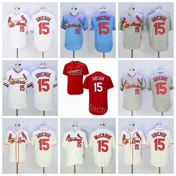 1967 1985 vintage baseball throwback 15 randal grichuk jersey men retro flexbase cool base pullover team black red white beige grey navy blu, Blue;black
1967 1985 vintage baseball throwback 15 randal grichuk jersey men retro flexbase cool base pullover team black red white beige grey navy blu, Blue;black