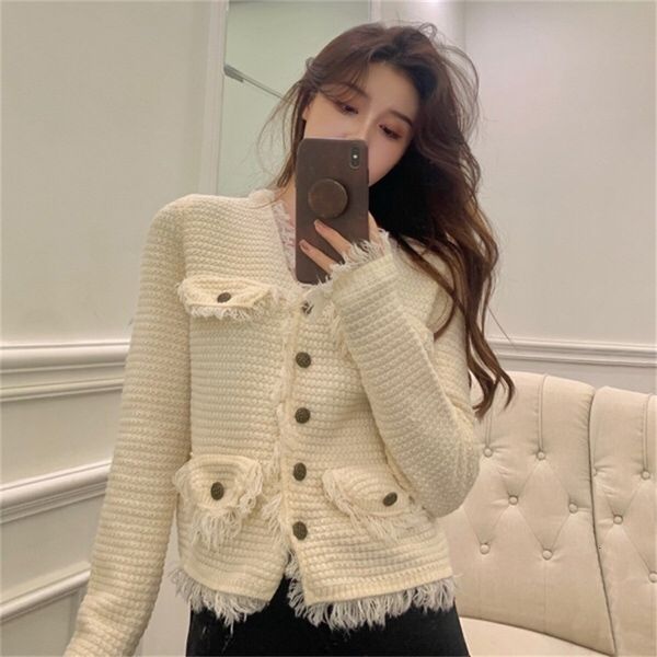 women's polos spring style celebrity tassel design knitted cardigan jacket v-neck fashion versatile outer sweater lqn9, White
women's polos spring style celebrity tassel design knitted cardigan jacket v-neck fashion versatile outer sweater lqn9, White