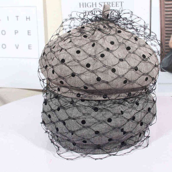 japan winter new style wool beret ladies polka dot mesh knitted painter hat stewardess quality octagonal hat j220722, Blue;gray
japan winter new style wool beret ladies polka dot mesh knitted painter hat stewardess quality octagonal hat j220722, Blue;gray