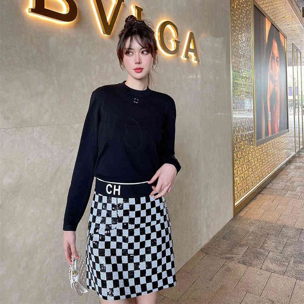 women's knits & tees 2022 xiangjia's early spring round neck long sleeve nail drill solid color thin bottomed casual knitted cloth, White
women's knits & tees 2022 xiangjia's early spring round neck long sleeve nail drill solid color thin bottomed casual knitted cloth, White