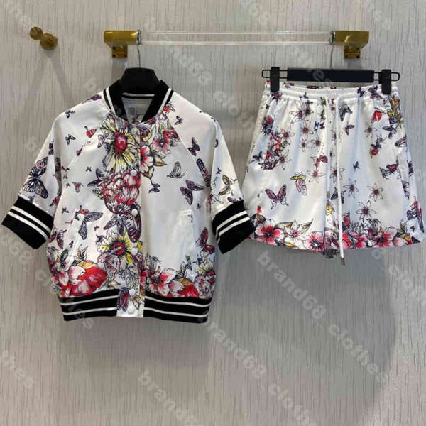 women printed short sleeve jacket shorts skirt two piece suit short baseball jackets coat letter logo d..r brand designer women clothes a1, White
women printed short sleeve jacket shorts skirt two piece suit short baseball jackets coat letter logo d..r brand designer women clothes a1, White