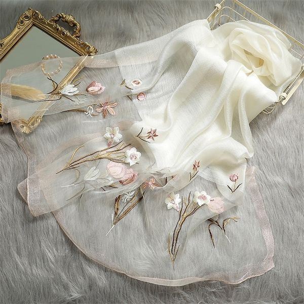 silk wool scarf women embroidery spring and summer solid color long scarves pashmina female shawl hair hijab bandana 220817, Blue;gray
silk wool scarf women embroidery spring and summer solid color long scarves pashmina female shawl hair hijab bandana 220817, Blue;gray